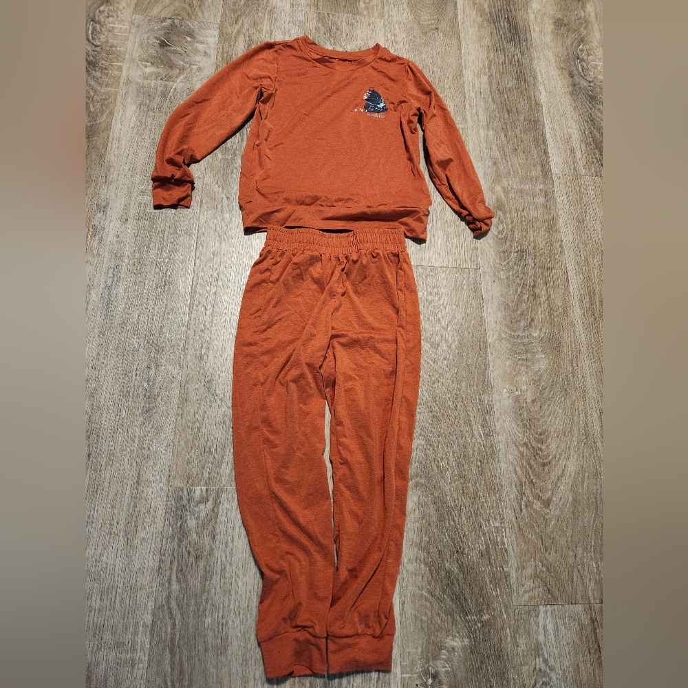 Kids' Cozy Rust Matching Set